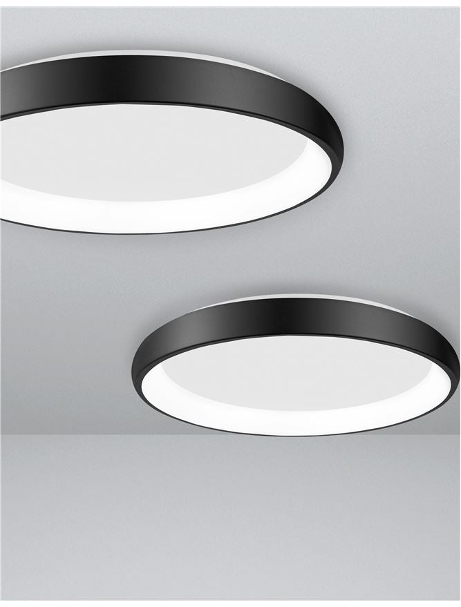 Висящо осветително тяло (пендел) ALBI 50W Пясъчно черен алуминий и акрил LED Триак димируем