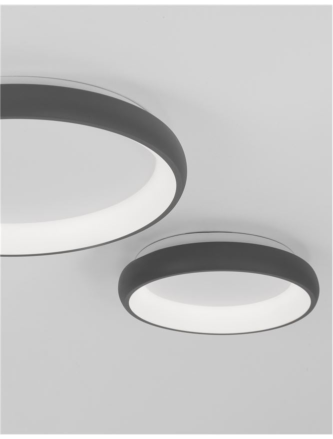 Висящо осветително тяло (пендел) ALBI 50W Сив алуминий и акрил LED Триак димируем