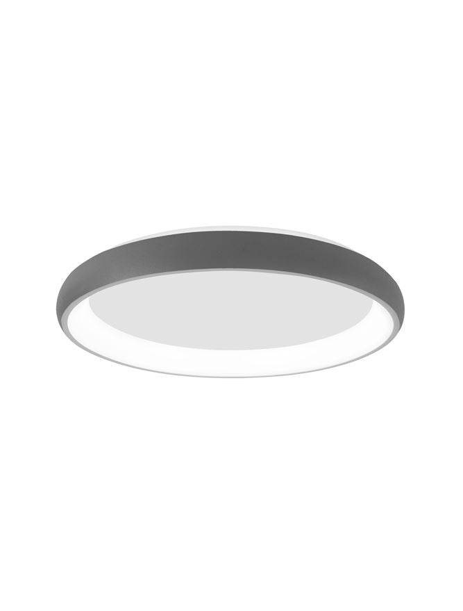 Висящо осветително тяло (пендел) ALBI 50W Сив алуминий и акрил LED Триак димируем