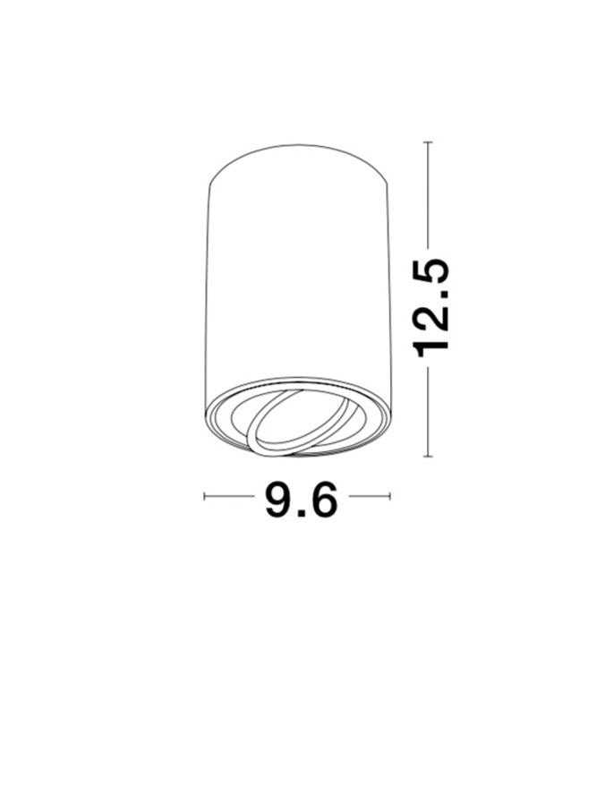 LED спот GOZZANO 13W MR16 Пясъчно черен алуминий