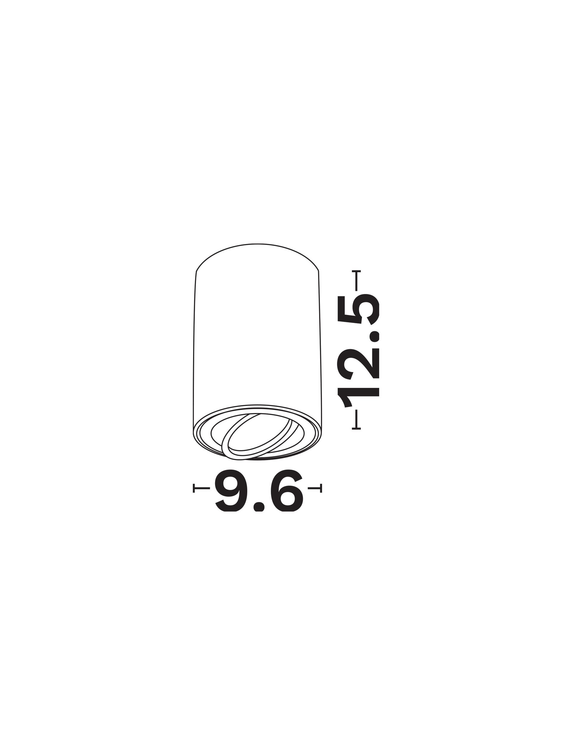 LED спот GOZZANO 13W MR16 Пясъчно черен алуминий