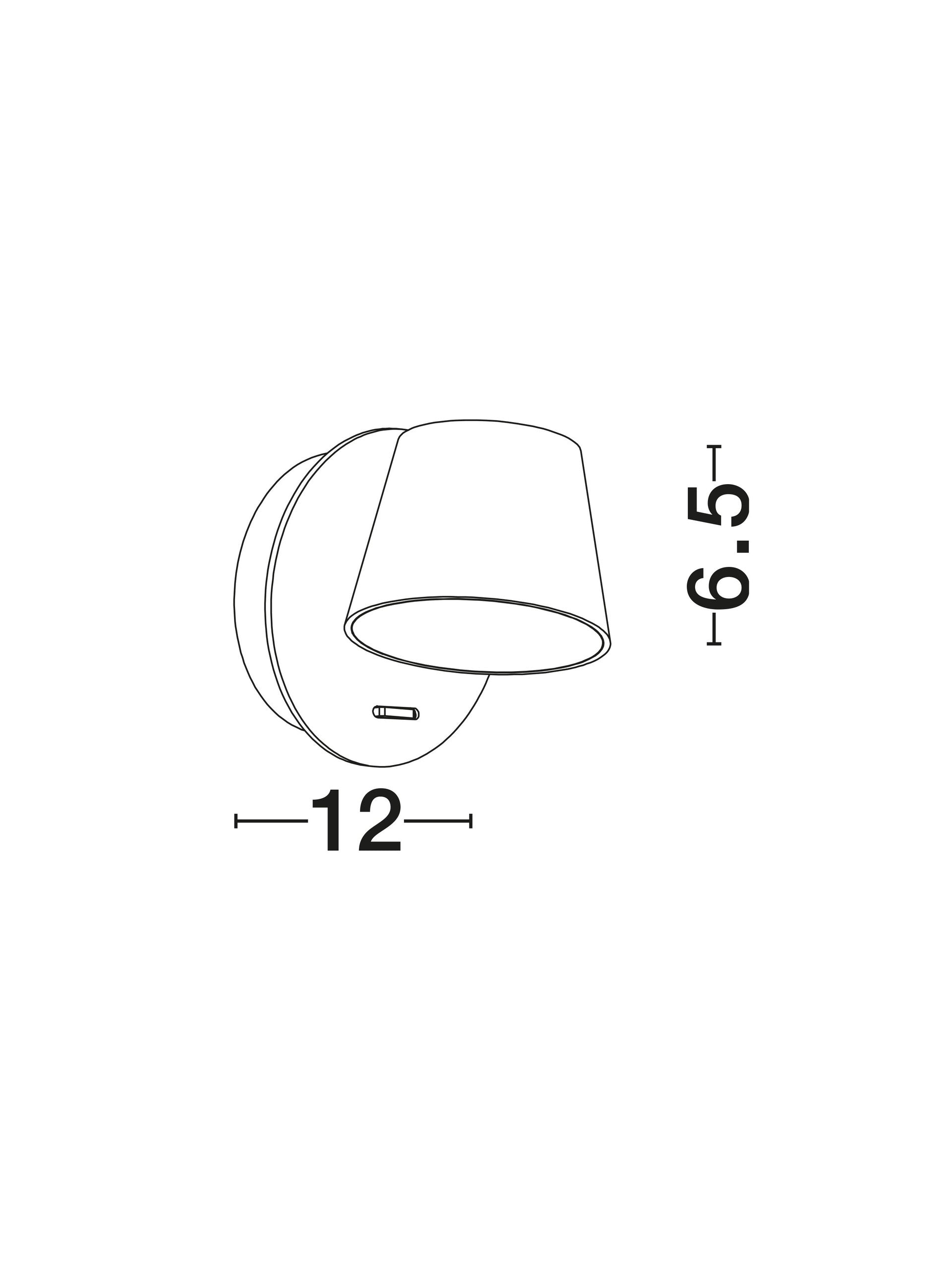 Висяща лампа AMADEO 6W 528Lm, матово бял алуминий, акрил