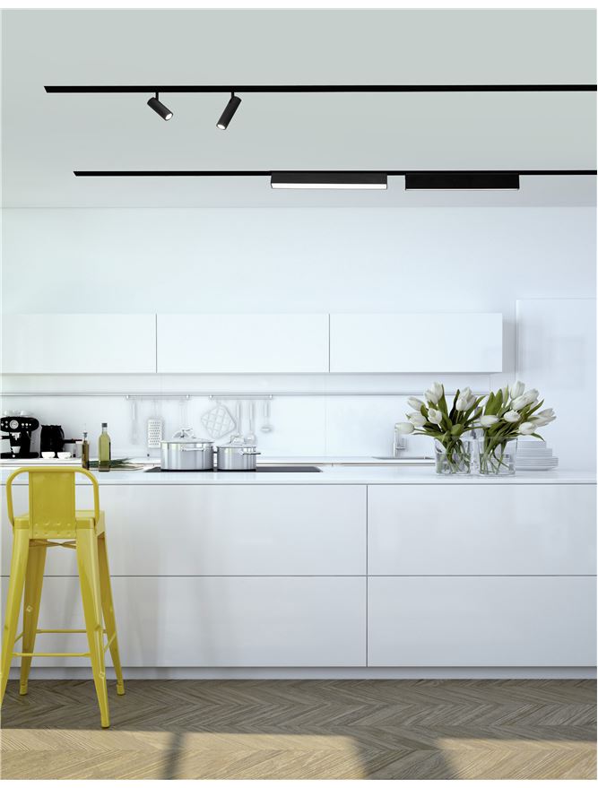 Магнитна система 48V BUXTON LED лента 22W 4000K Матово черен L40.7 H11.7см