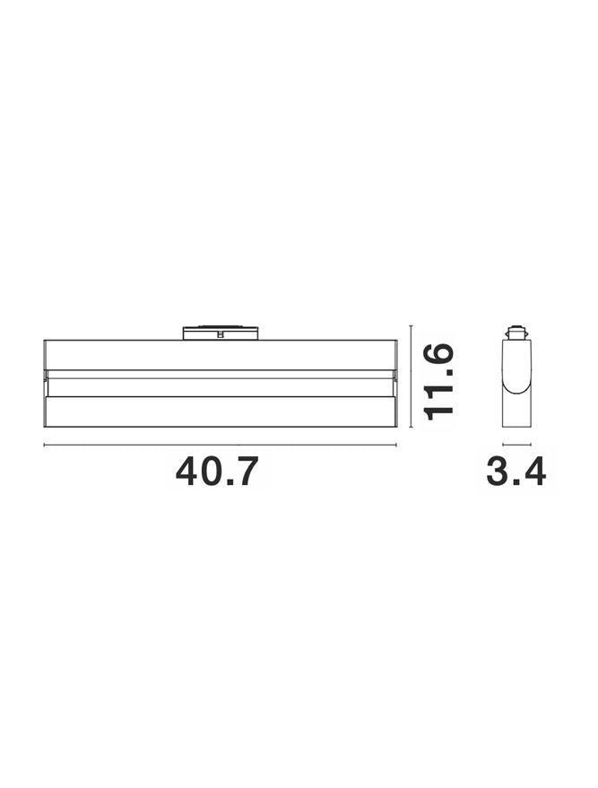 Техническо осветление BUXTON LED лента 15W 3000K Черен L40.7 H11.7см