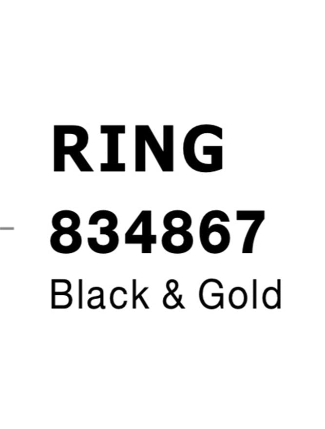 Висящо осветително тяло (пендел) RING Черен и златист пръстен