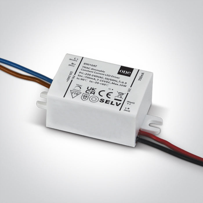 Захранващ драйвер 700mA 5-10W IP20 230V С димиране