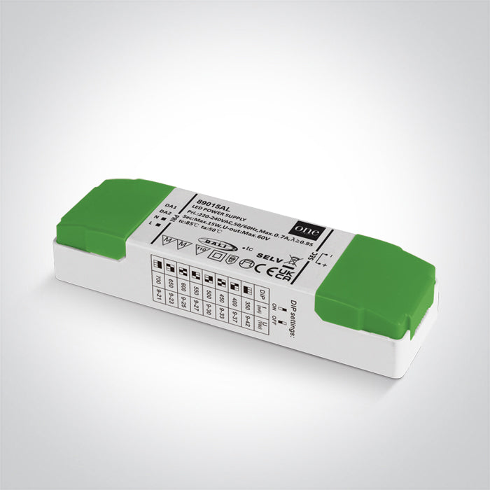 DALI / PUSH TO С димиране Захранващ драйвер CC IP20 230V