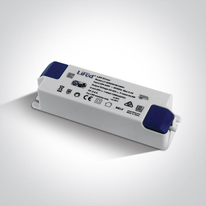 1300mA 55W Захранващ драйвер за PANELS 230V