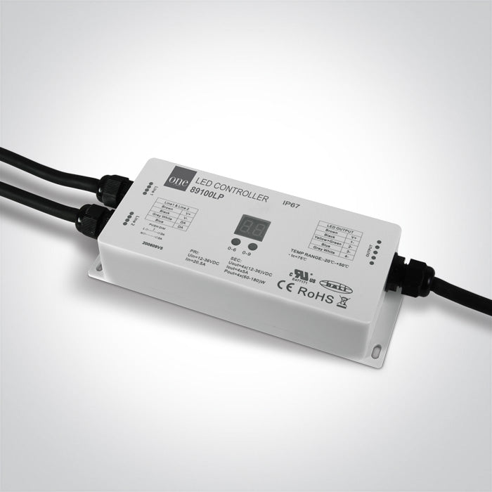 DALI / PUSH TO С димиране 4-CHANNEL CONTROLLER IP67 12-36V