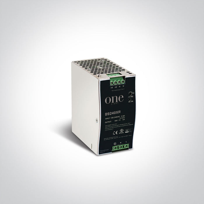 Захранващ драйвер 48V 240W DIN RAIL 100-240V