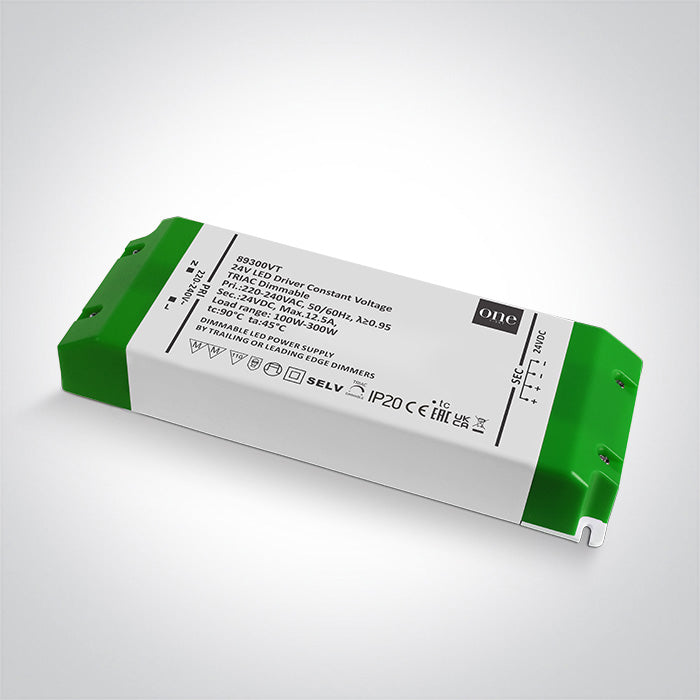Захранващ драйвер 24V DC 100-300W 230V С димиране