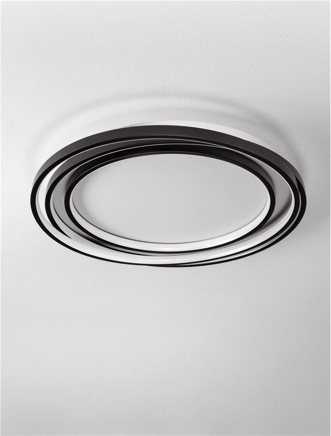 Висящо осветително тяло (пендел) ARBOR 33W LED Матово черен метал и акрил
