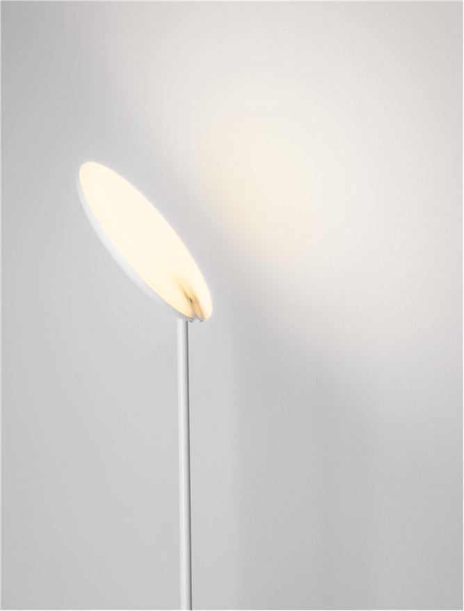 Висящо осветително тяло (пендел) NOTOS LED 30W Въртящ се Пясъчно бял алуминий и акрил ⌀27 H205см