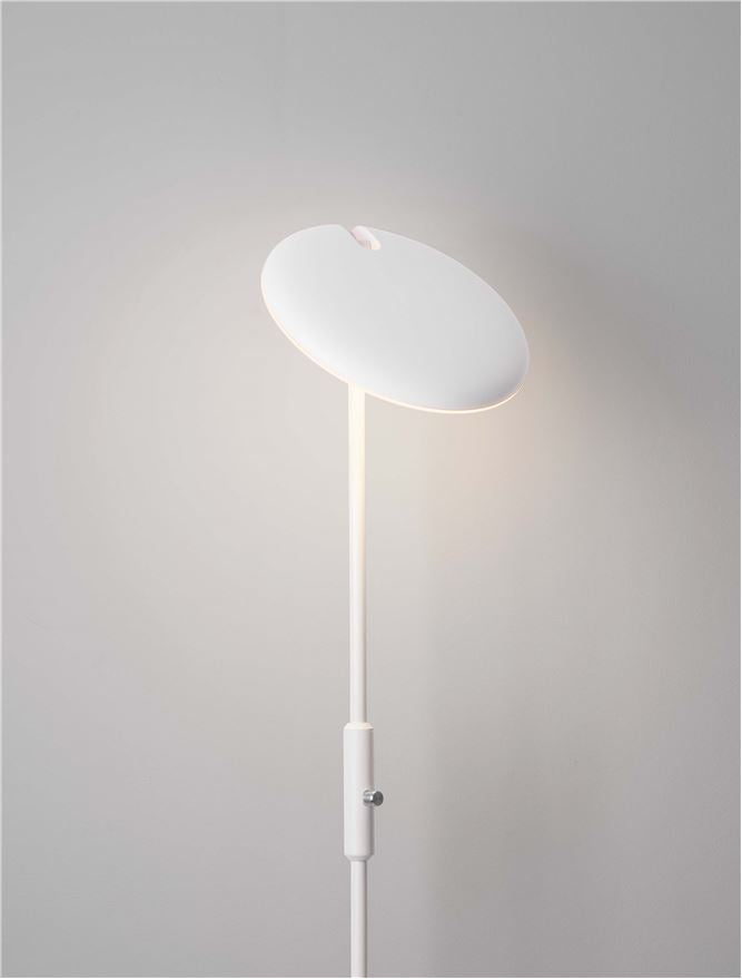 Висящо осветително тяло (пендел) NOTOS LED 30W Въртящ се Пясъчно бял алуминий и акрил ⌀27 H205см