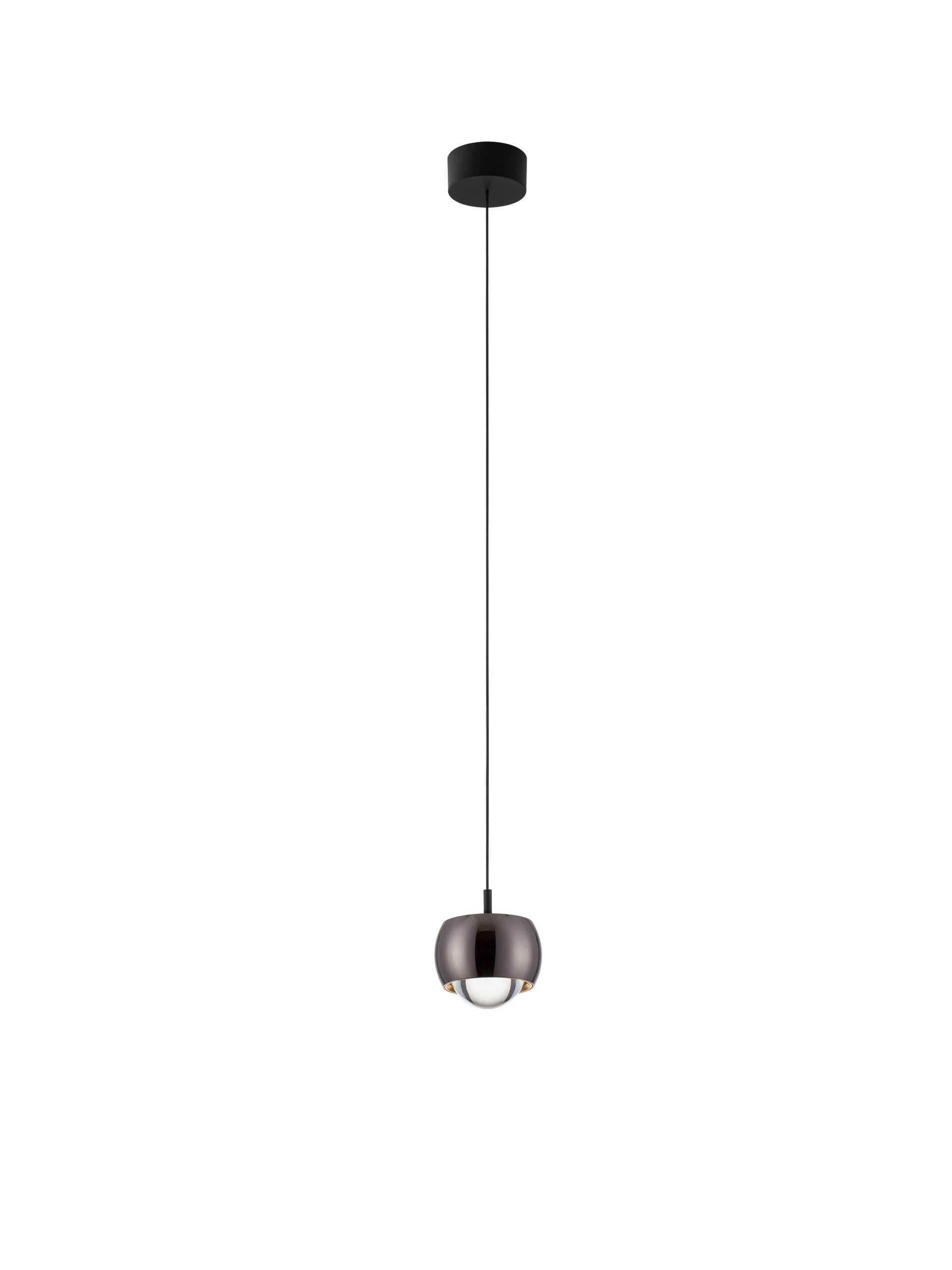 Пендел CONGA LED 13W черен хром L9.6 H140см