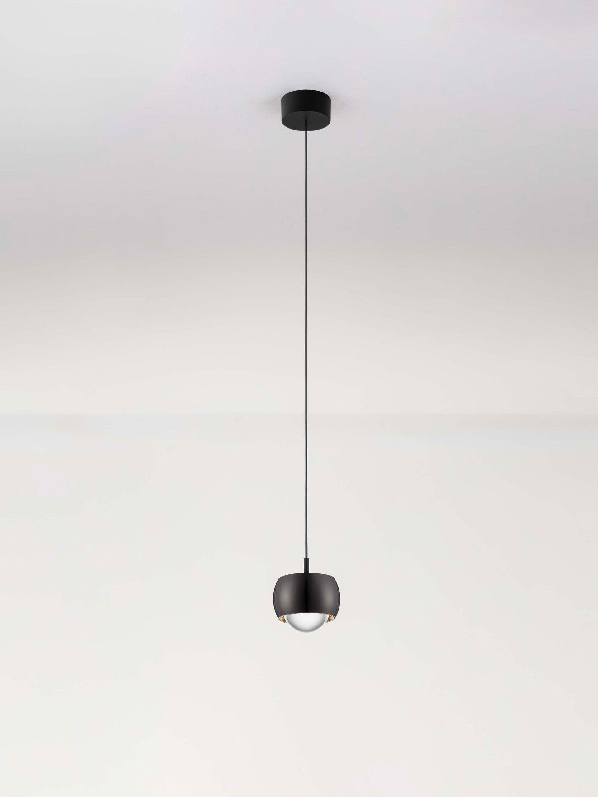Пендел CONGA LED 13W черен хром L9.6 H140см