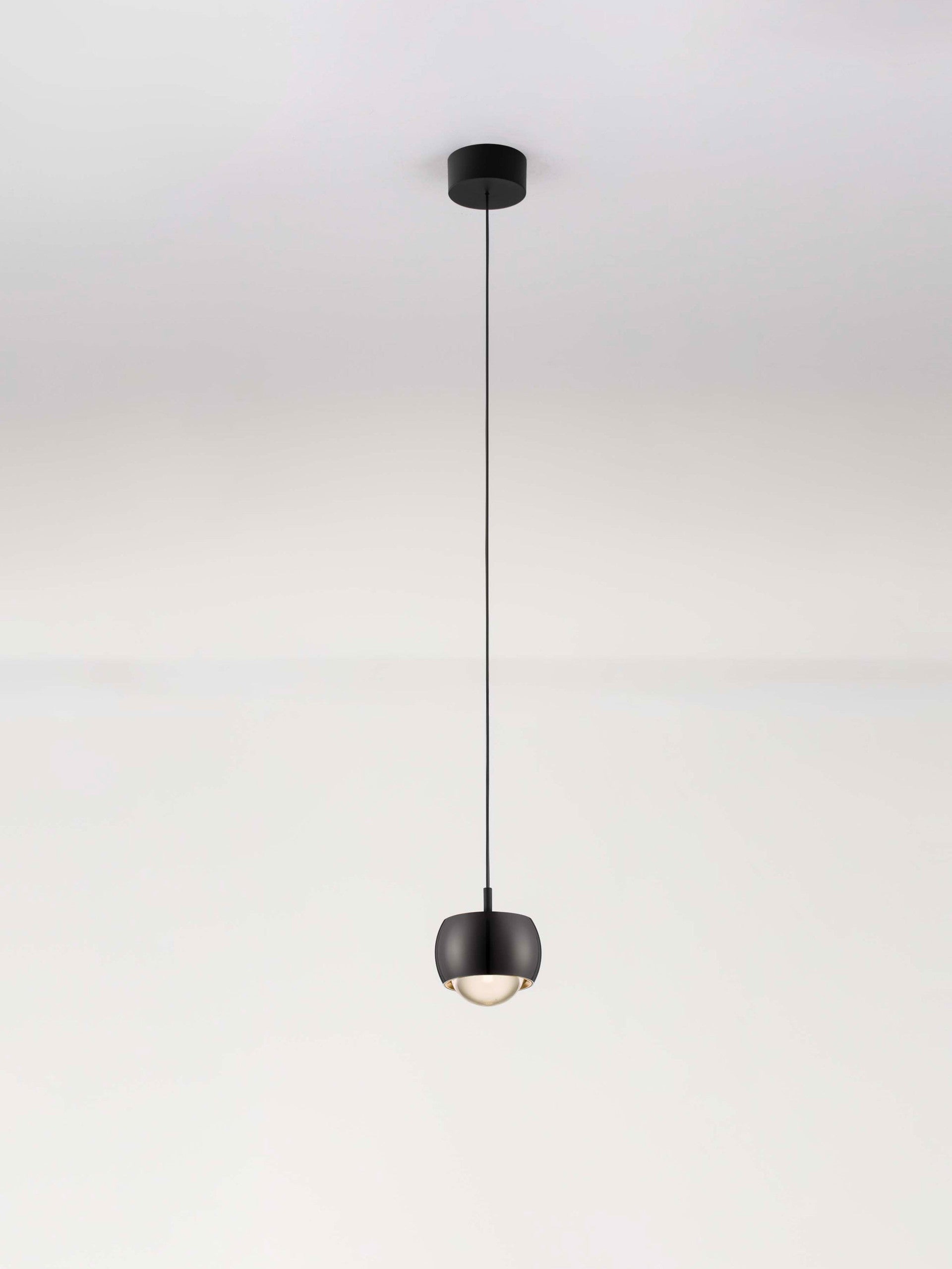 Пендел CONGA LED 13W черен хром L9.6 H140см