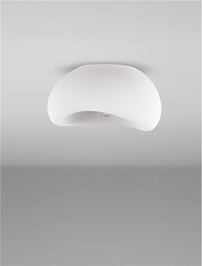 Висящо осветително тяло (пендел) AERE 12W LED E27 Пясъчно сив полиуретан и смола L40 W32 H21.2см