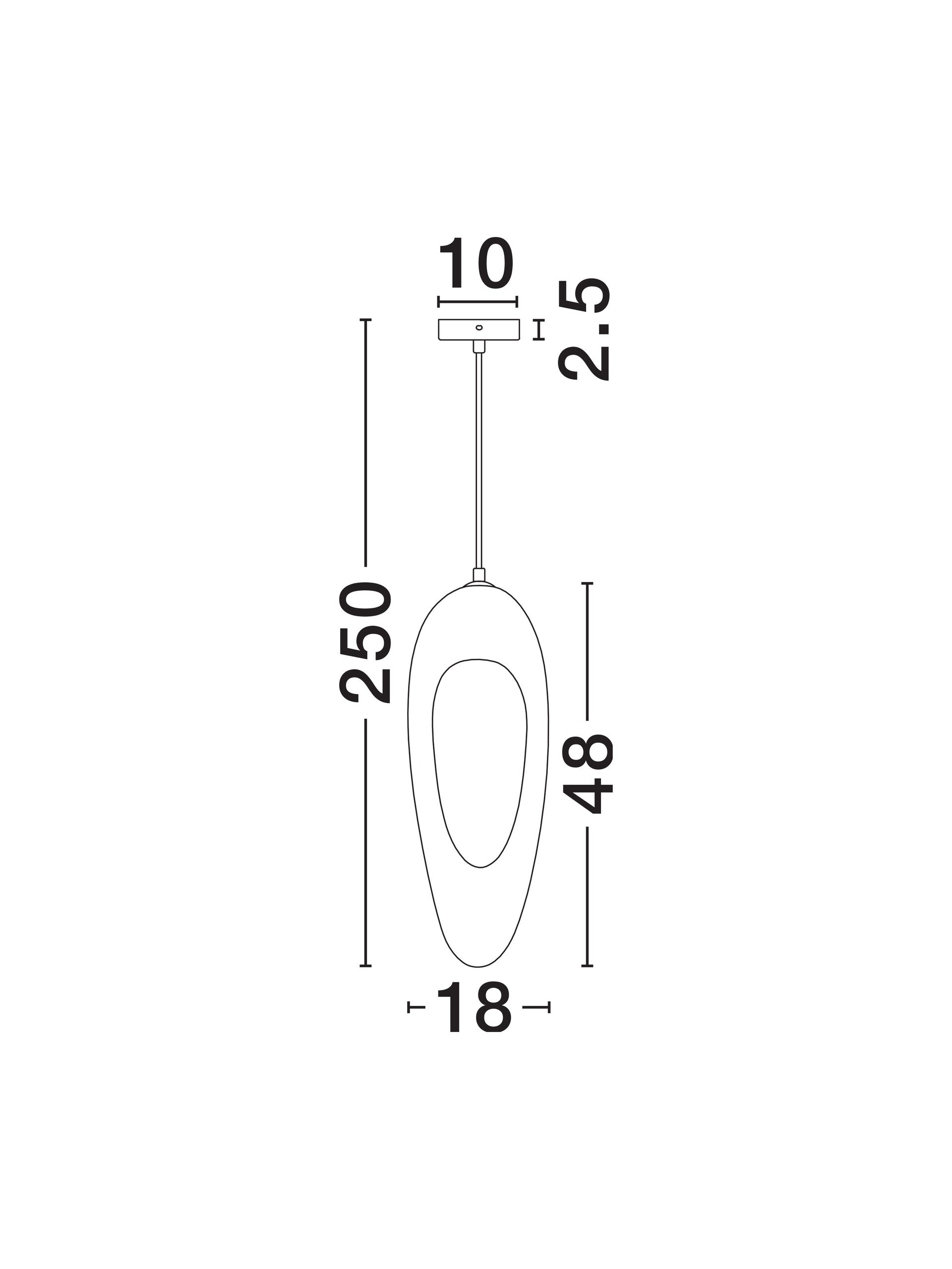 Висяща лампа TEMPUS 5W LED G9 Пясъчнобял полиуретан и смола Д18 Ш48 В250см