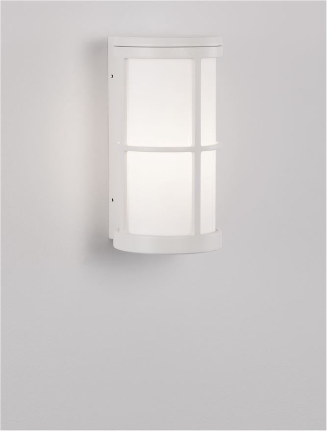 Градинска лампа STONE 12W Пясъчно бял алуминий и акрил IP54 E27 ⌀12 W15 H23см без крушка