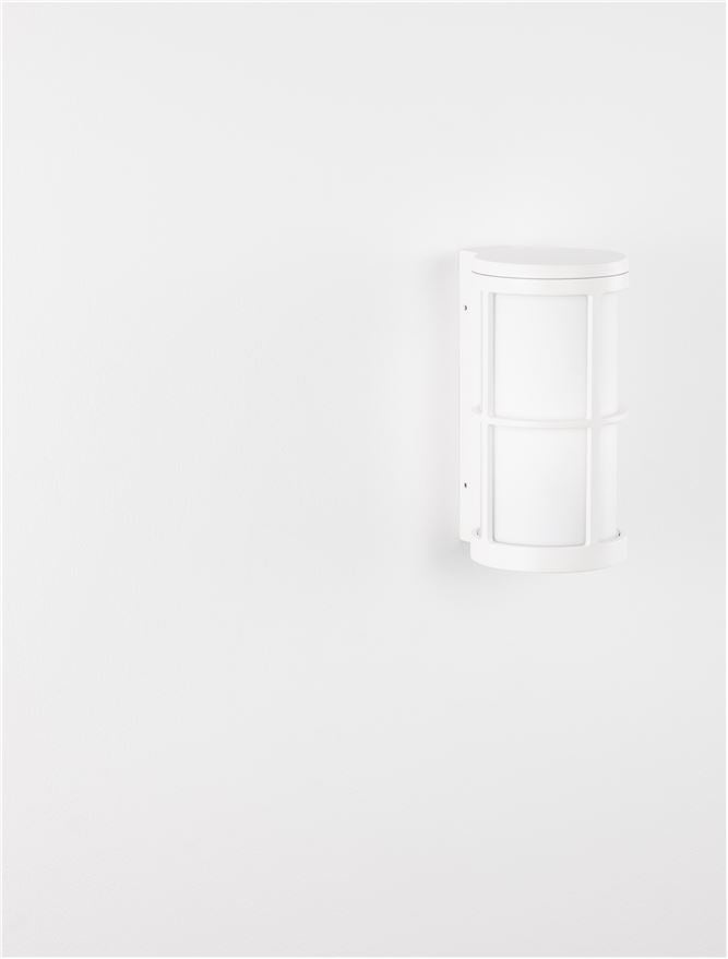 Градинска лампа STONE 12W Пясъчно бял алуминий и акрил IP54 E27 ⌀12 W15 H23см без крушка