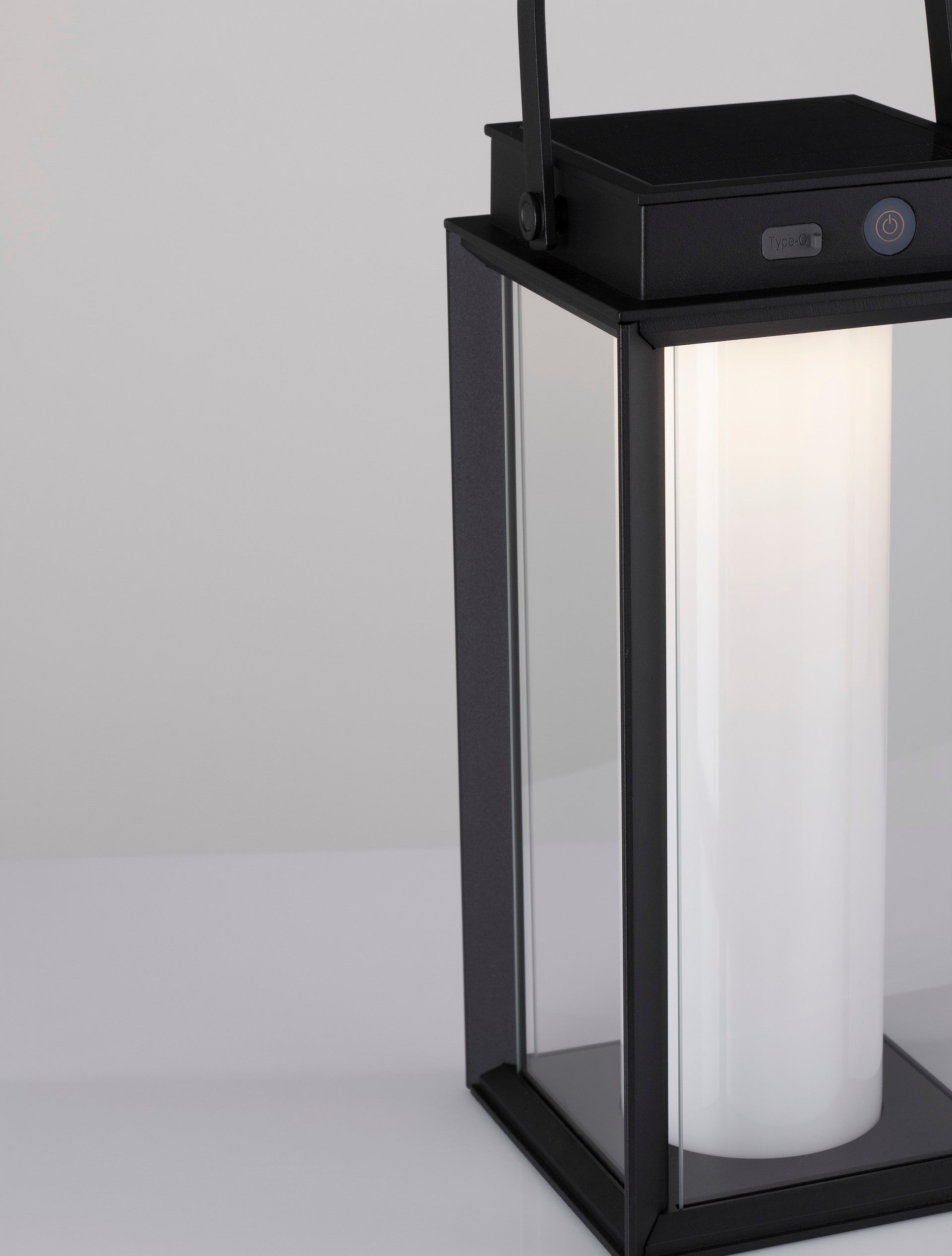 Външен аплик VERHAL 2W LED Тъмен антрацит алуминий и прозрачно стъкло IP54