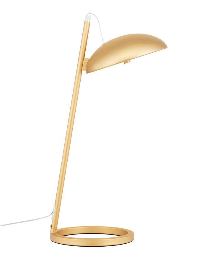 Висящо осветително тяло (пендел) FLUTE LED 18W Пясъчно златист алуминий L20 W28 H53см