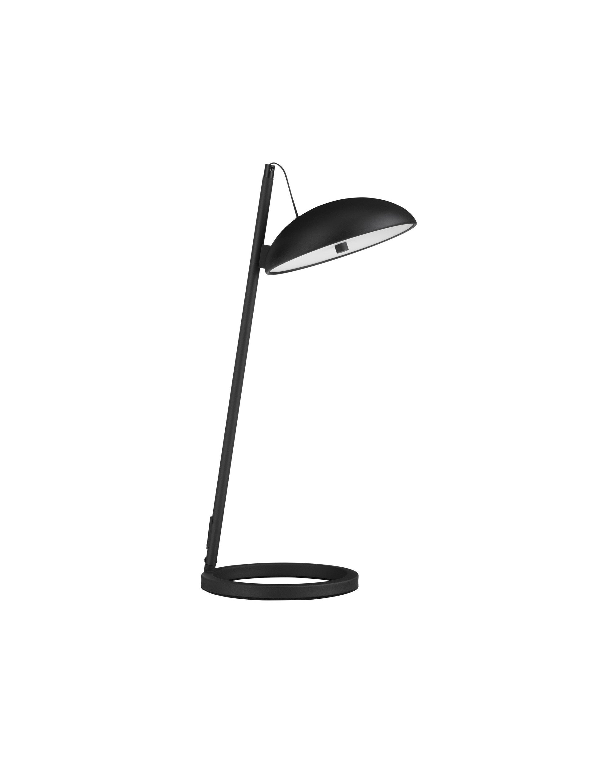 Висящо осветително тяло (пендел) FLUTE LED 18W Пясъчно черен алуминий L20 W28 H53см