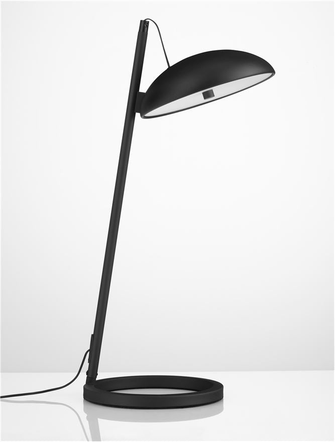 Висящо осветително тяло (пендел) FLUTE LED 18W Пясъчно черен алуминий L20 W28 H53см