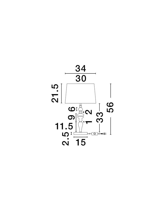 Висящо осветително тяло (пендел) DAMO LED E27 12W Матово черен сив и кафяв керамика текстил
