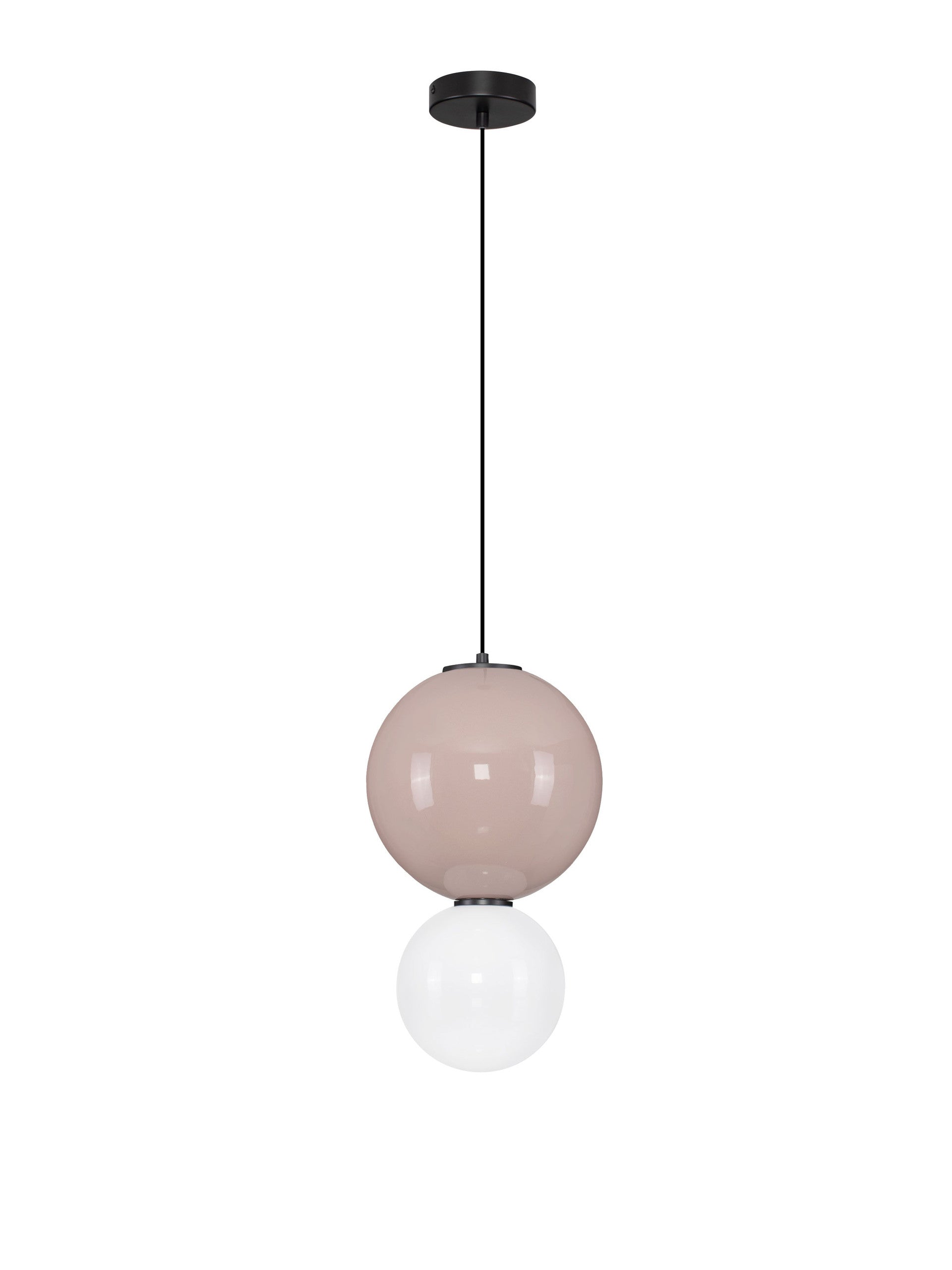Подова лампа NOESIS LED 7W Mocha порцелан, мат черна