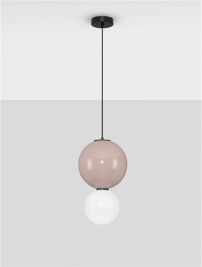 Подова лампа NOESIS LED 7W Мока порцелан, матово черен