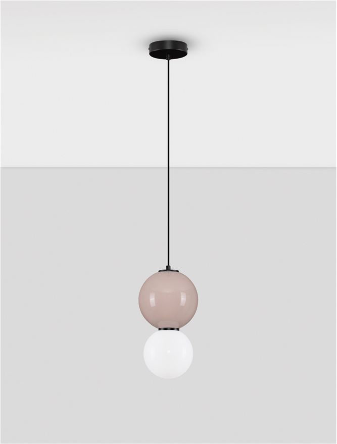 Подова лампа NOESIS LED 6W Мока порцелан, матово черен