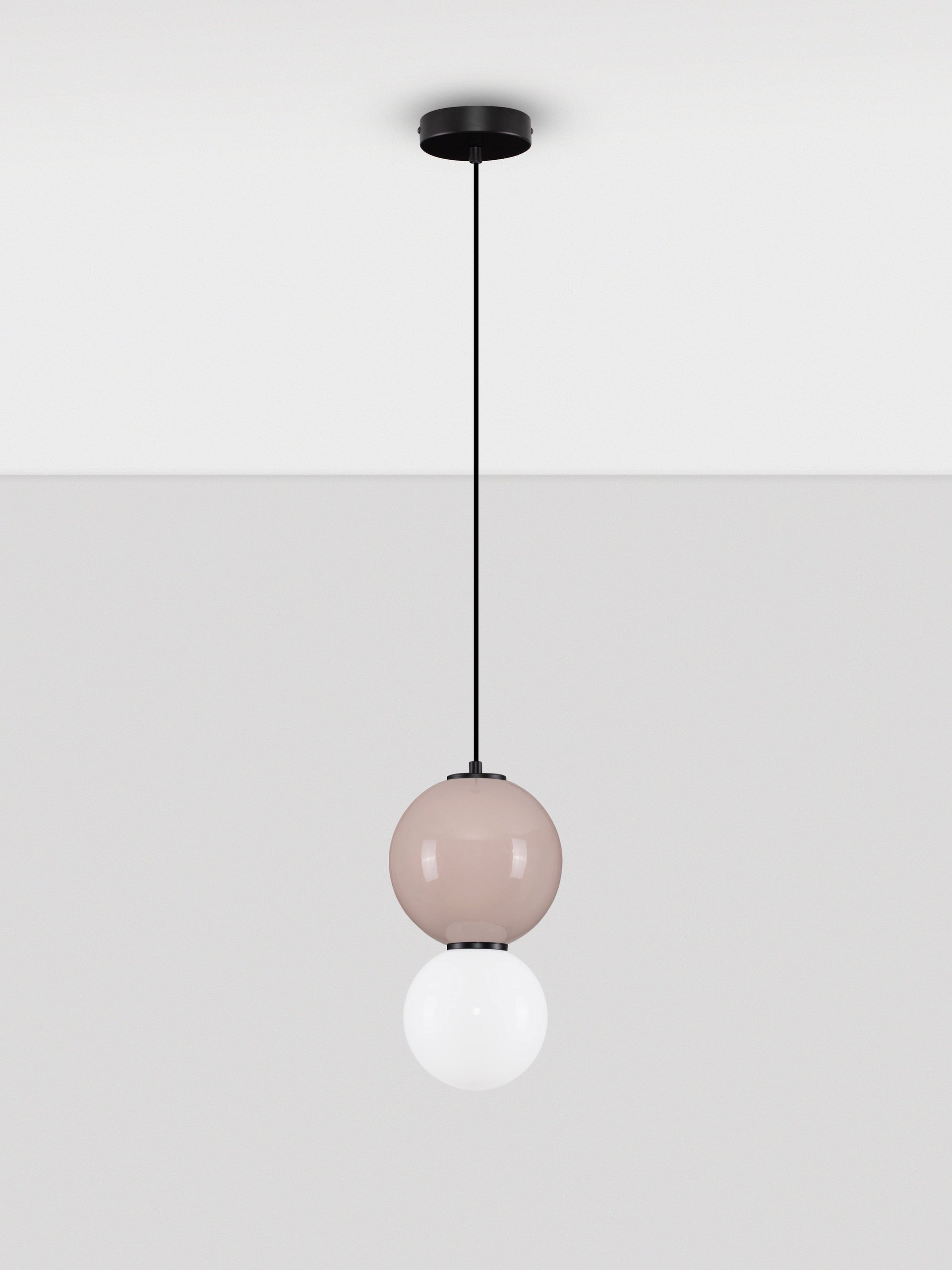 Подова лампа NOESIS LED 6W Мока порцелан, матово черен