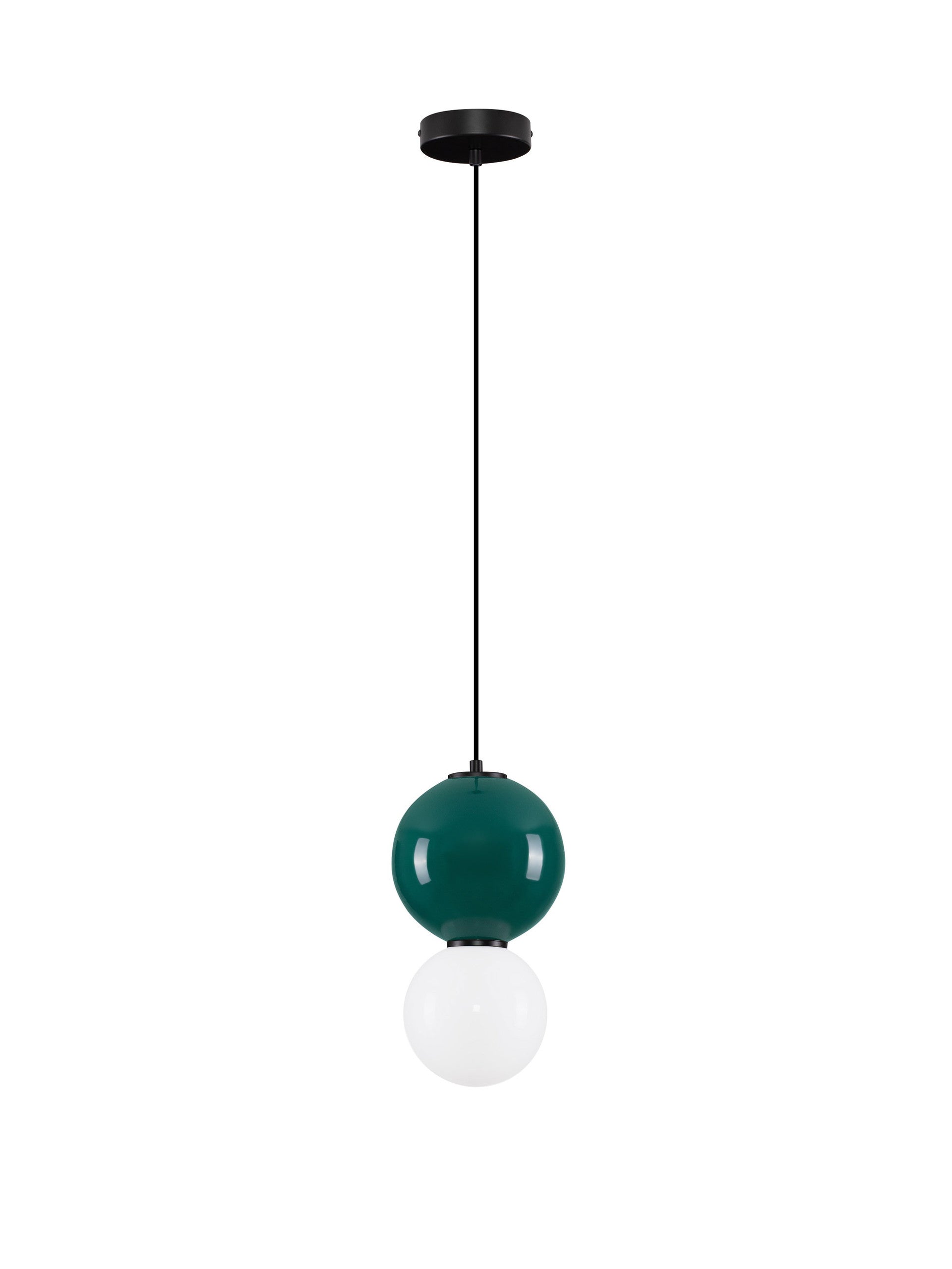Подова лампа NOESIS LED 6W Яспис порцелан, матово черен