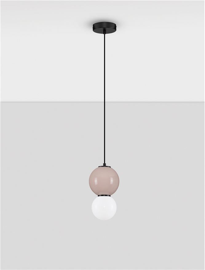 Подова лампа NOESIS LED 4W Мока порцелан, матово черен