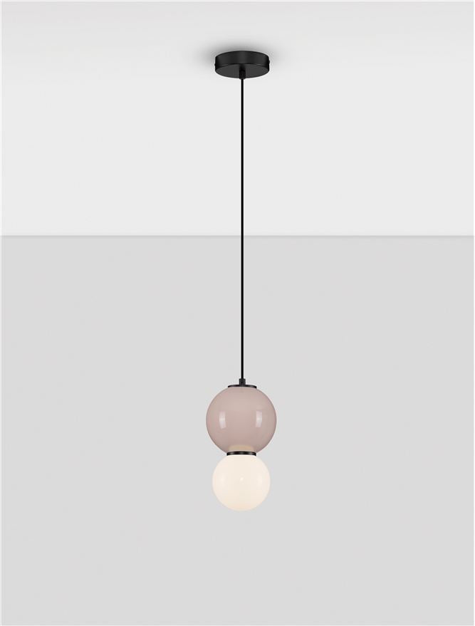 Подова лампа NOESIS LED 4W Мока порцелан, матово черен