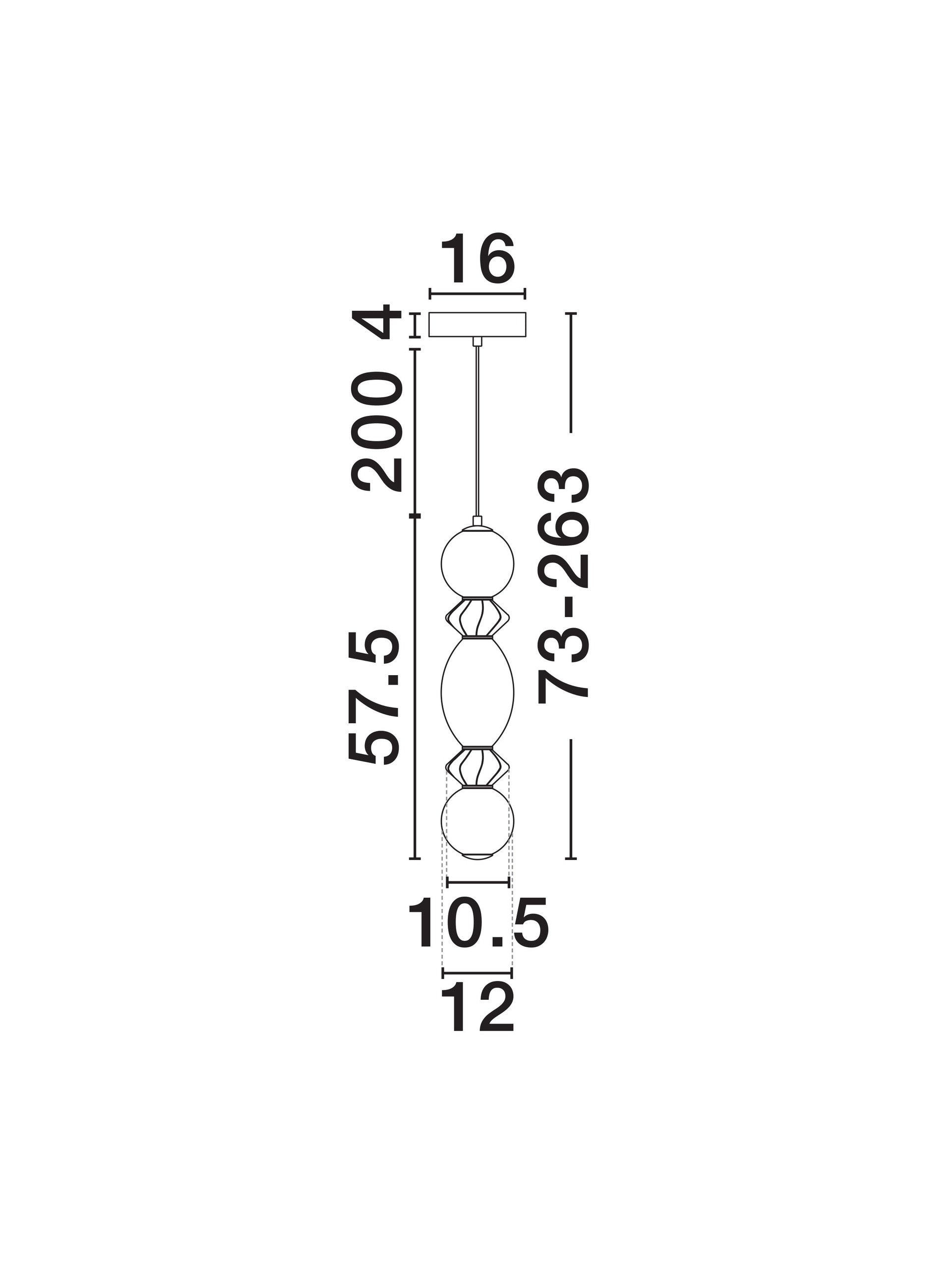 Подова лампа PALLINA LED 14W 220-240V ⌀12 H263см Тъмно и светло сива керамика Опалово стъкло Матово черен метал
