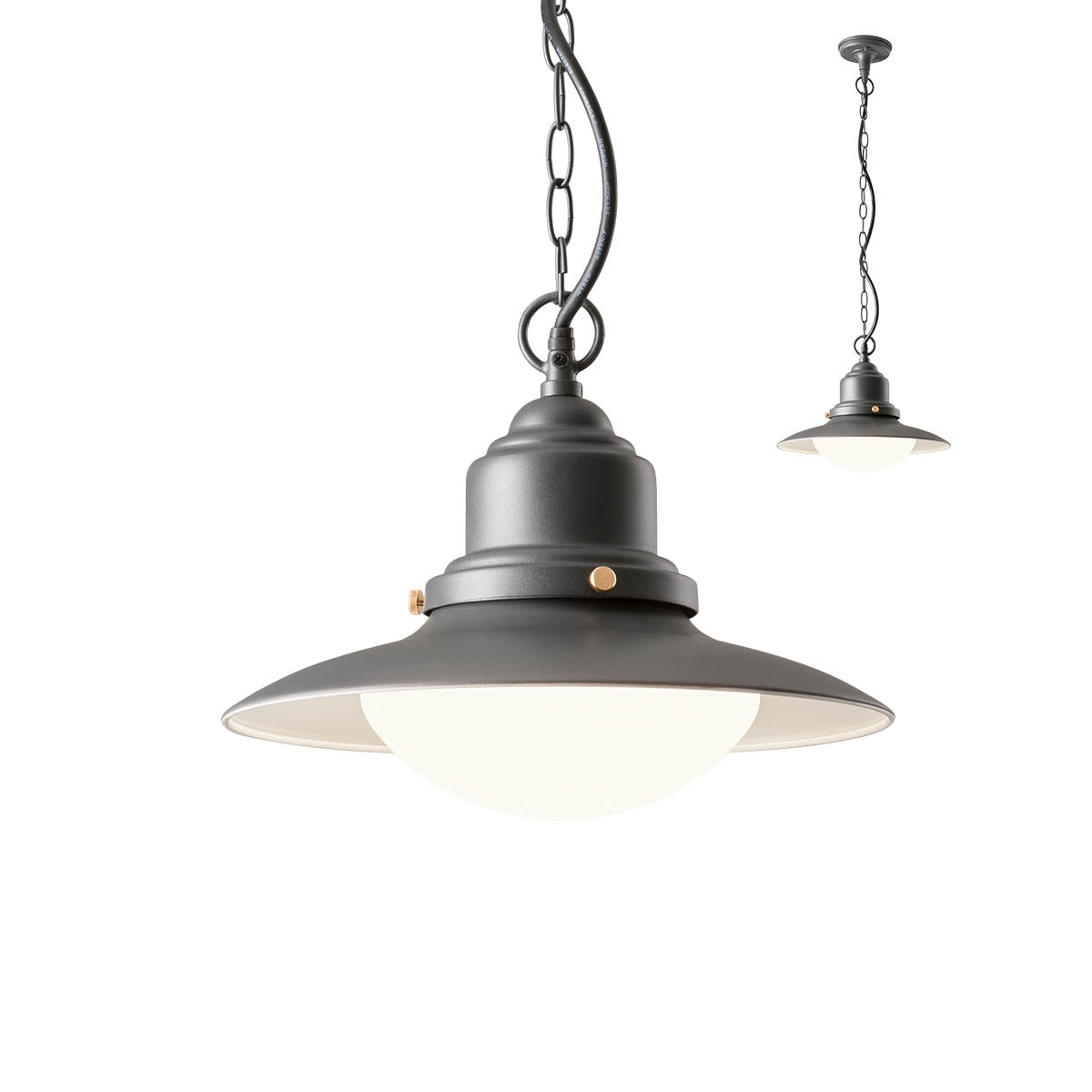 Pendant lamp ELIO E27 1xmax.42W IP44 DG