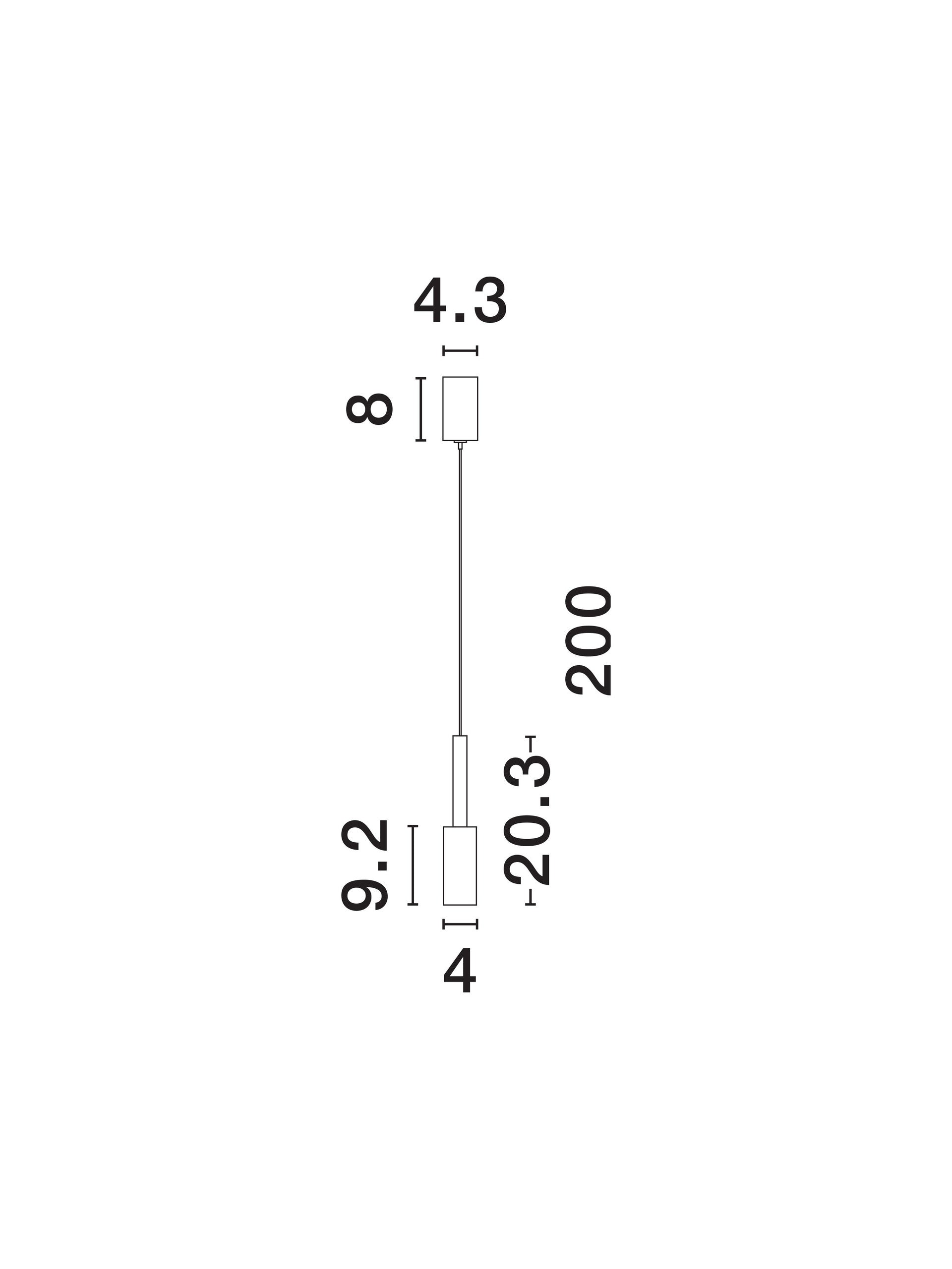 Висящо осветително тяло (пендел) JOY 7W 220-240V Пясъчно бял алуминий Регулируема височина