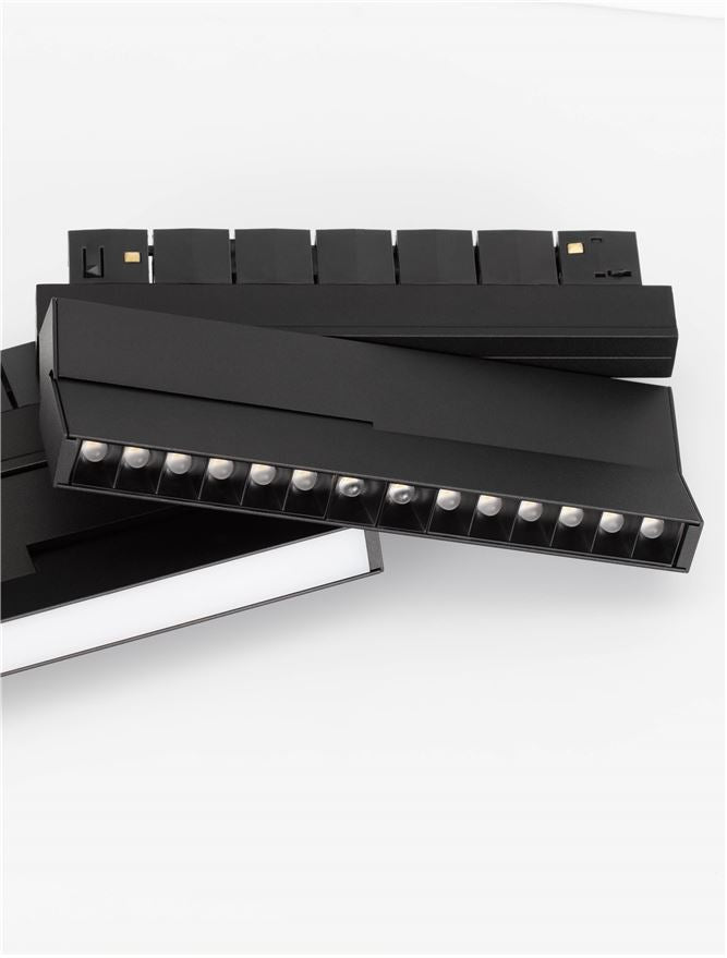 Магнитен спот 48V BREDA 15W DALI ANTI-GLARE 3000K Пясъчно черен алуминий