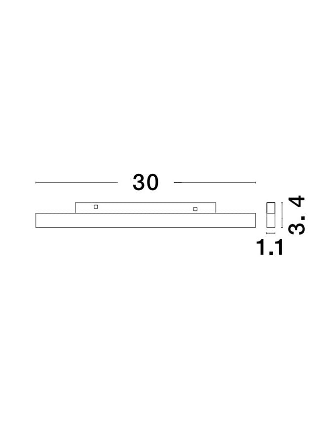 Магнитен спот 48V ULTRA SLIM 15W 3000K DALI CRI90 Черен алуминий IP20