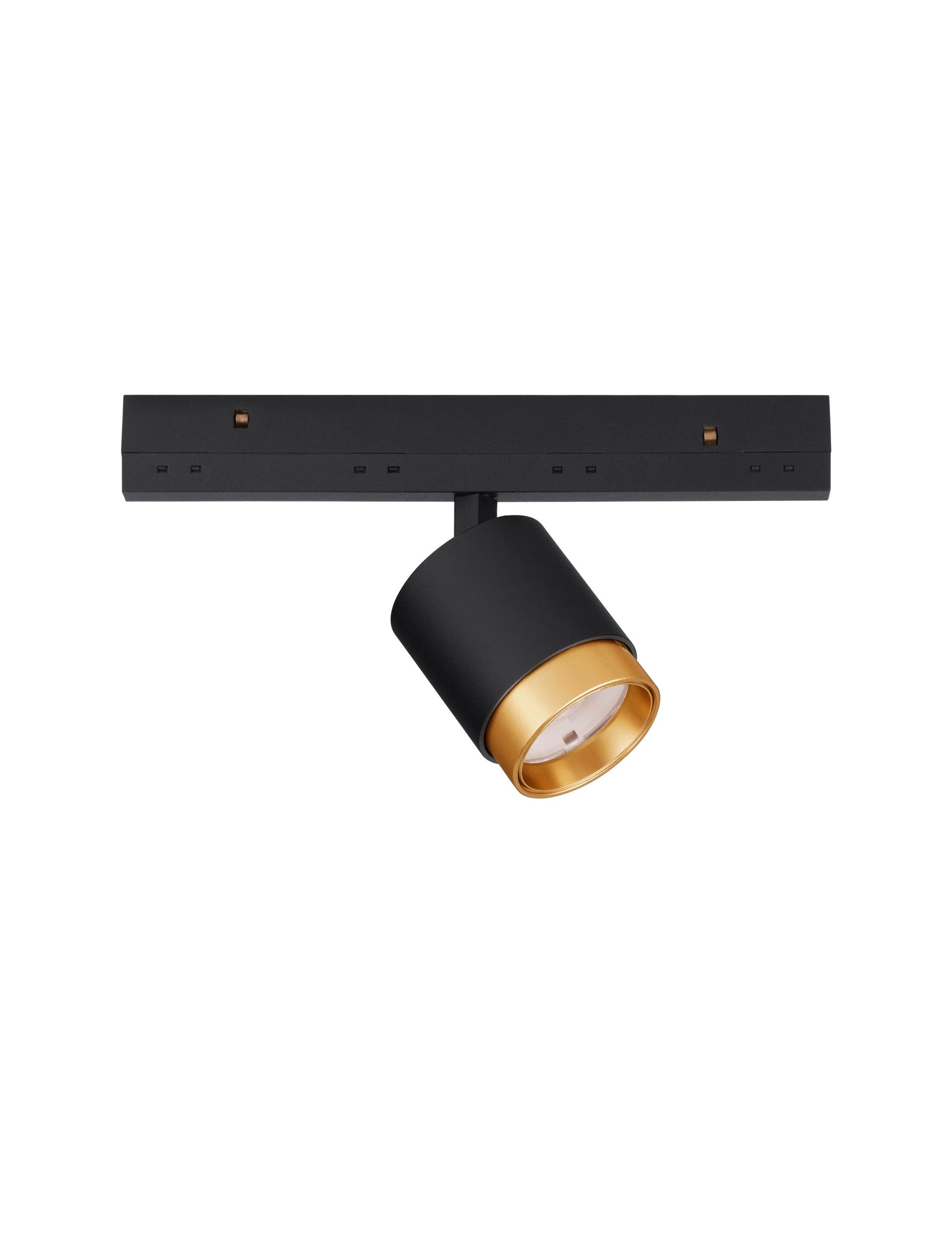Магнитен спот 48V ULTRA SLIM 5W 3000K DALI CRI90 Златист месинг и черен алуминий