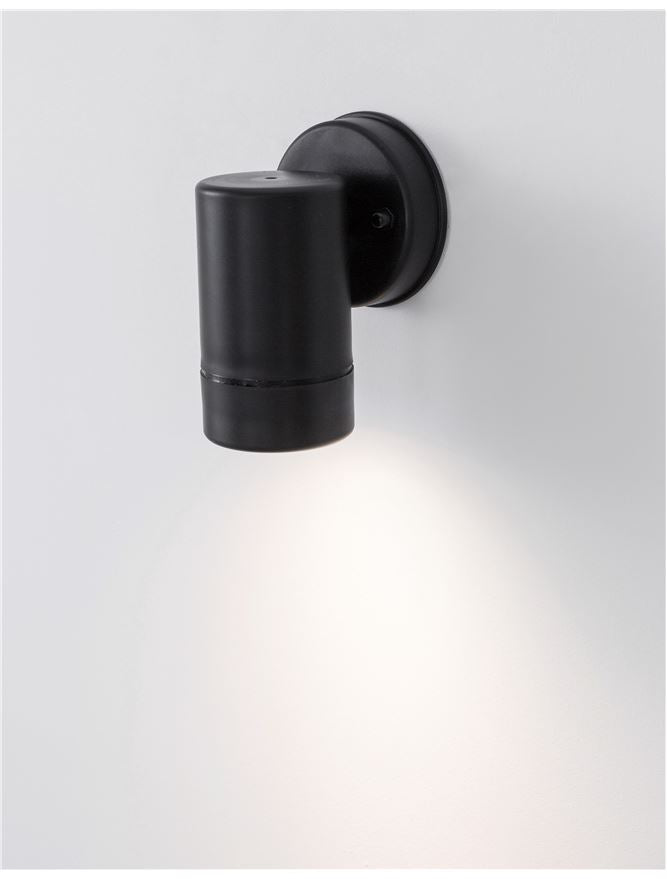Външен аплик LIMBIO LED GU10 1x10W Черен ABS