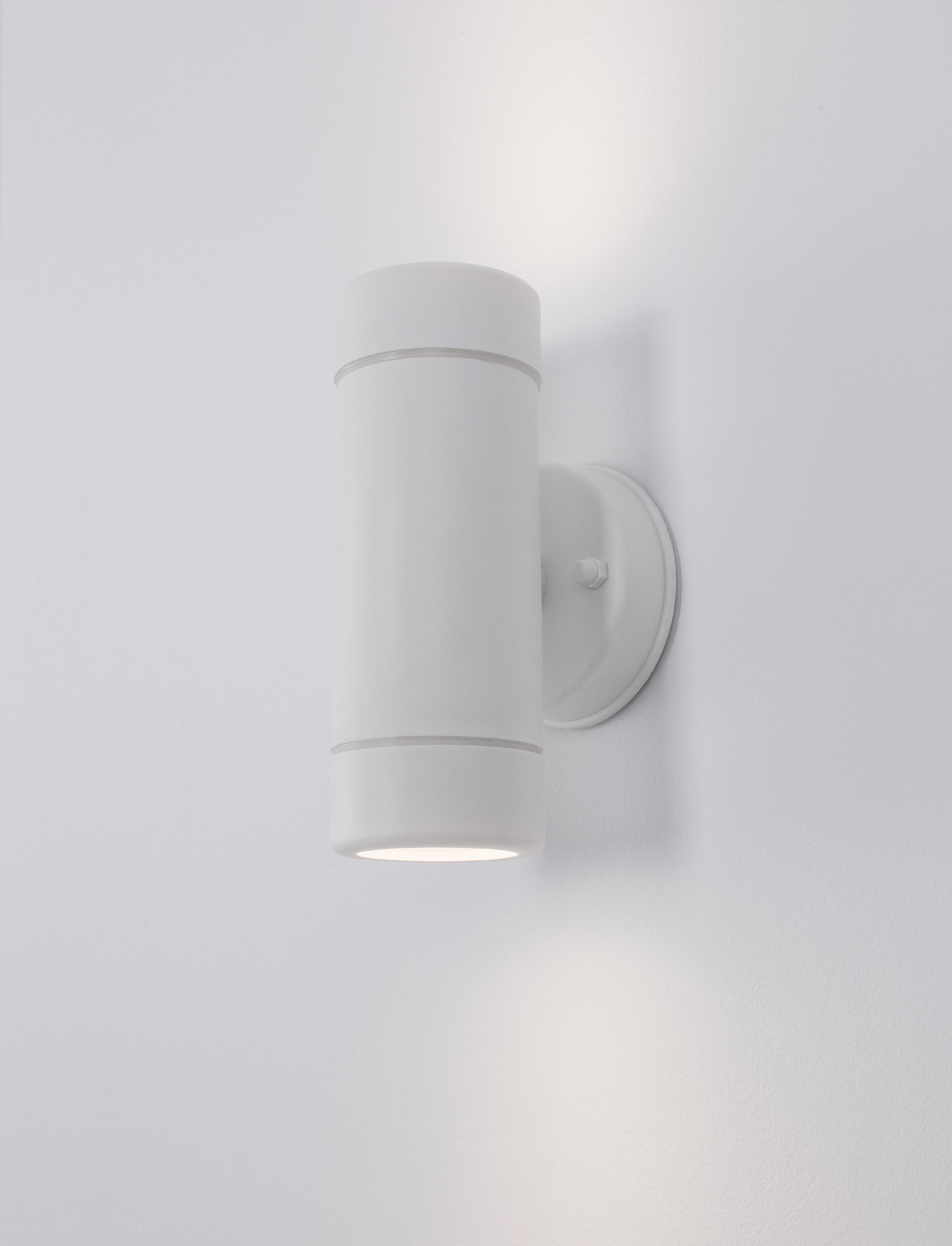 Външен аплик LIMBIO LED GU10 2x7W Бял ABS нагоре/надолу