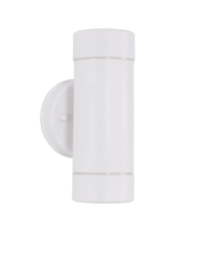 Външен аплик LIMBIO LED GU10 2x7W Бял ABS нагоре/надолу
