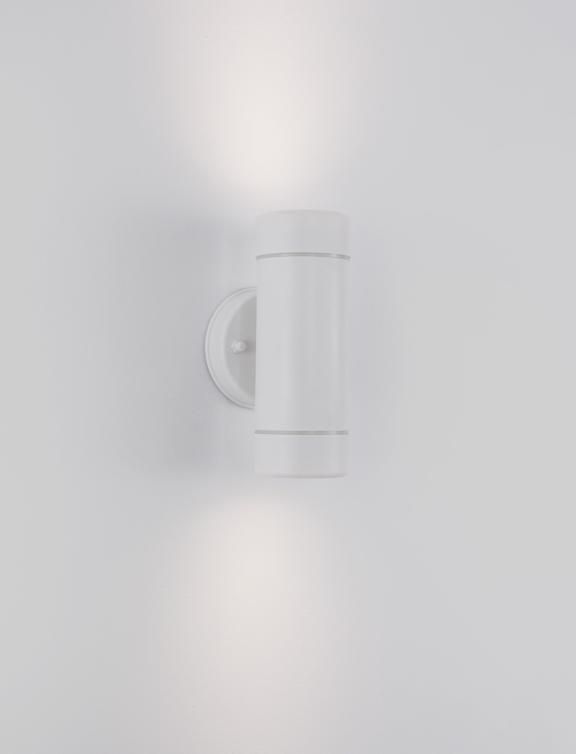 Външен аплик LIMBIO LED GU10 2x7W Бял ABS нагоре/надолу