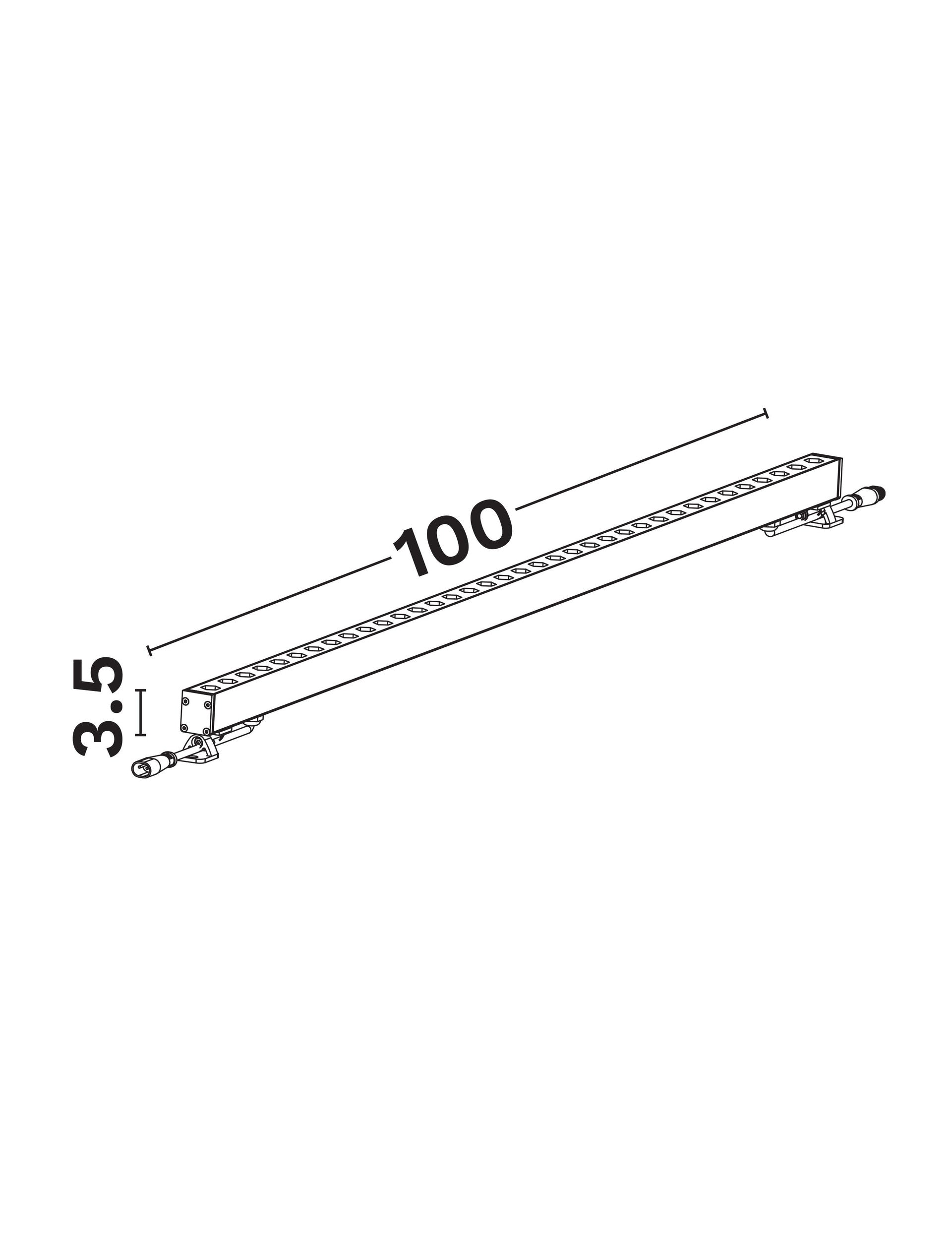 Външен аплик WALL WASHER LED 15W Сатен никел алуминий и стъкло IP67