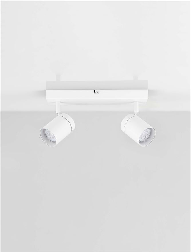 Висящо осветително тяло (пендел) ALMA 20W GU10 Пясъчно бял алуминий IP44