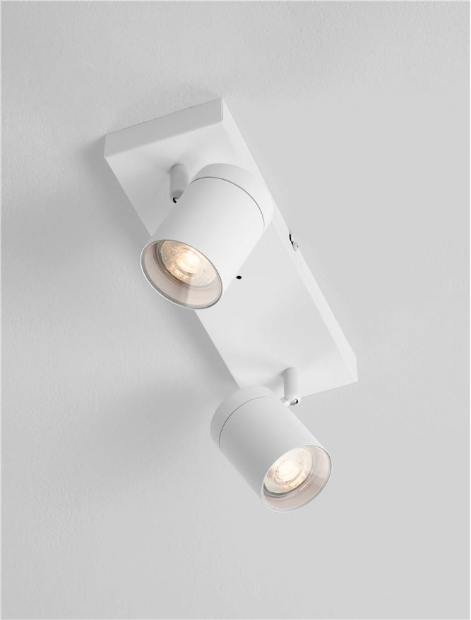 Висящо осветително тяло (пендел) ALMA 20W GU10 Пясъчно бял алуминий IP44